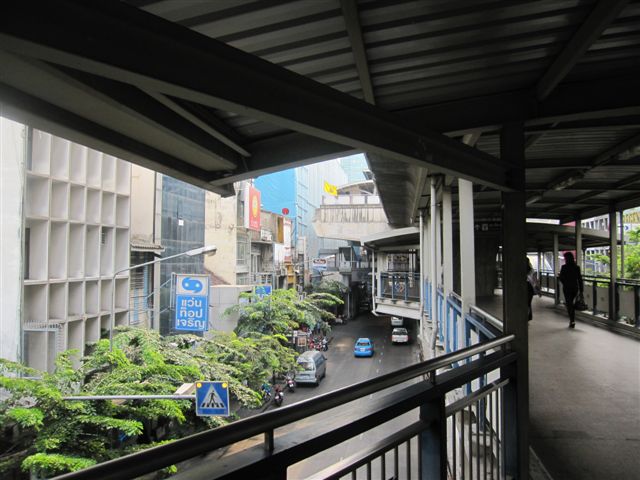 曼谷STB望出去的街景 曼谷STB望出去的街景