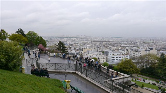 高處遠眺巴黎市景