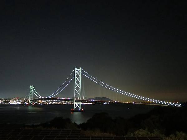 夜晚的明石大橋 夜晚的明石大橋