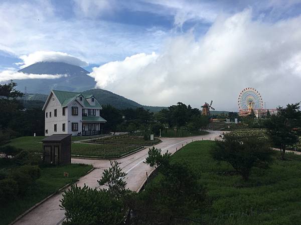 從空中拍的富士山 從空中拍的富士山