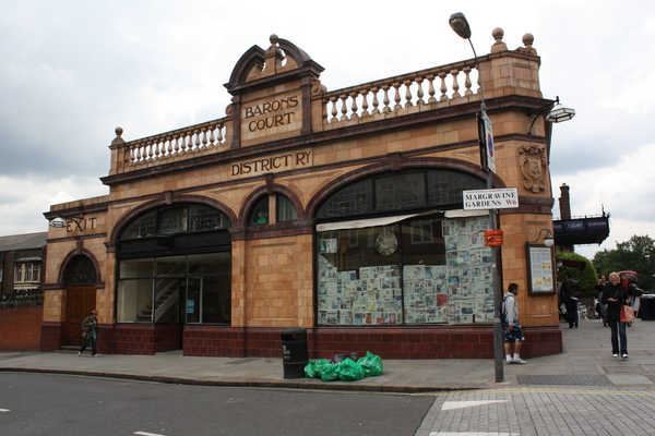 Tube Station  Barons Court