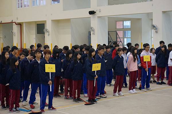 1020331銅鑼鄉文林國中八年級同學於青年i服務始業式準備好服務了