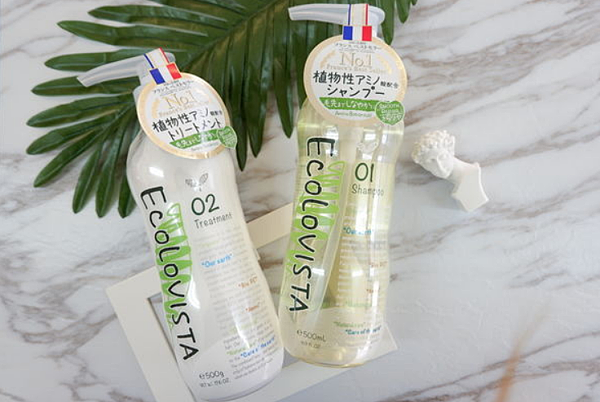 【頭髮保養】日本Ecolovista植寇希氨基酸植物精油洗護 精油潤髮乳髮質潤澤光亮 修護髮質搞定分岔 | 氨基酸洗髮精 |