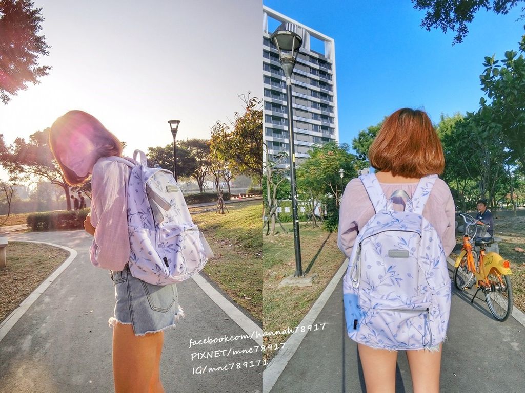 【包款】HC STORE /台灣設計師品牌/ 冬梅映雪防水大容量後背包 上班族學生最愛 輕鬆放入平板、筆電