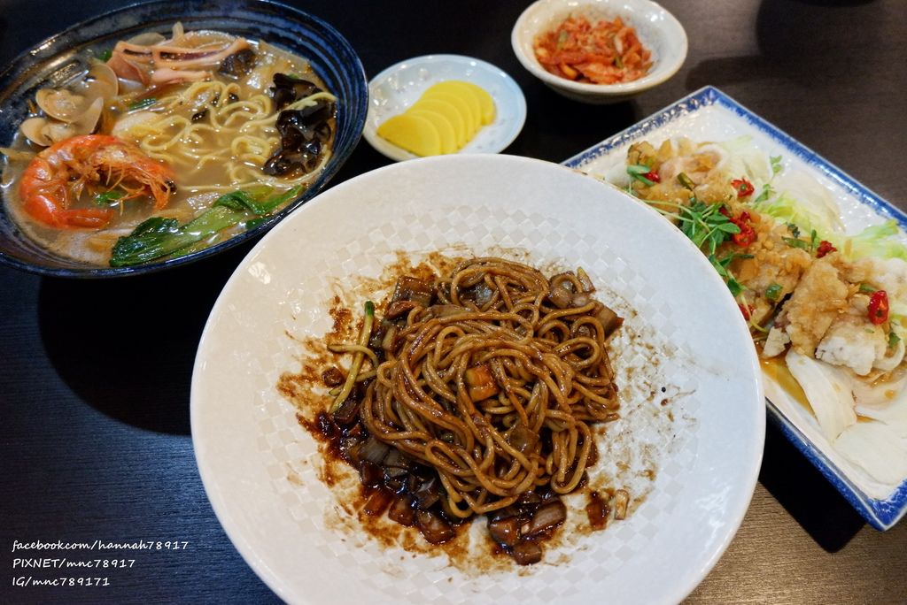 【美食】近中山區餐廳 韓華園 正宗韓式中華料理 經典招牌炒瑪麵、炸醬麵