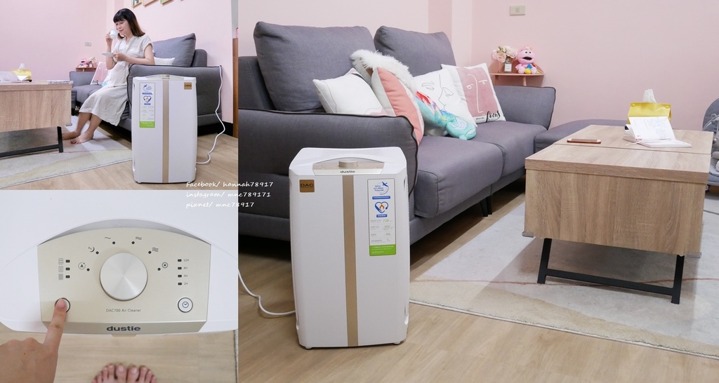3C家電推薦 ▎瑞典 達氏 Dustie空氣清淨機 DAC700 給居家最乾淨的空氣 快速異味清除 頂級HEPA濾網 抗過敏必備