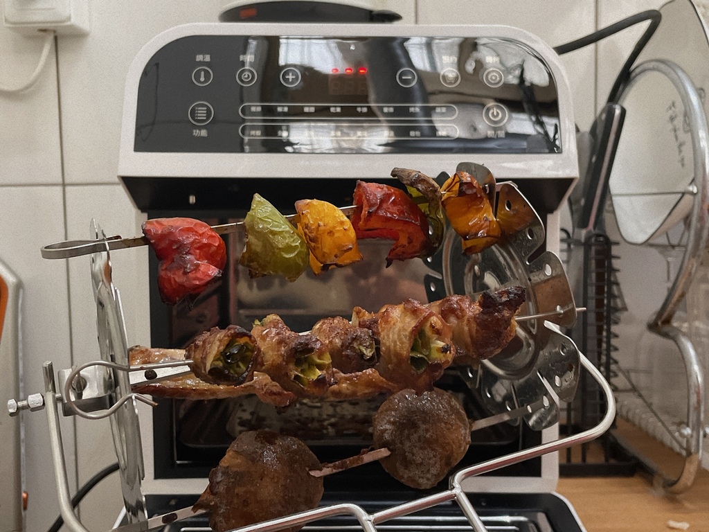 IMG_1500.JPG SANSUI山水 12L旋風溫控智能氣炸烤箱SAF-553N 自動轉烤/不鏽鋼內膽 / 氣炸烤箱料理 中秋與家人朋友輕鬆烤肉