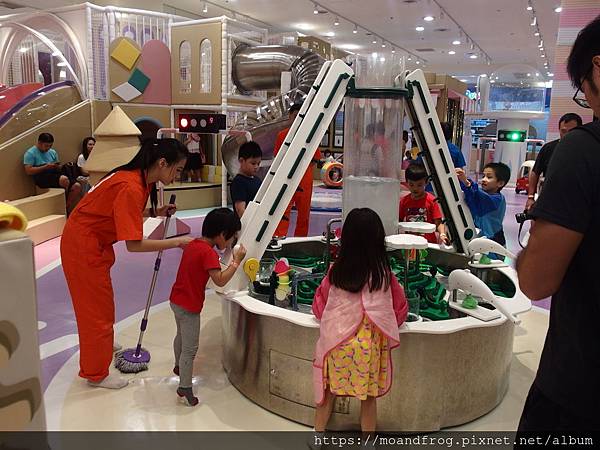 中和環球『夢想城體驗館』Kid's建築樂園-水動力科技互動