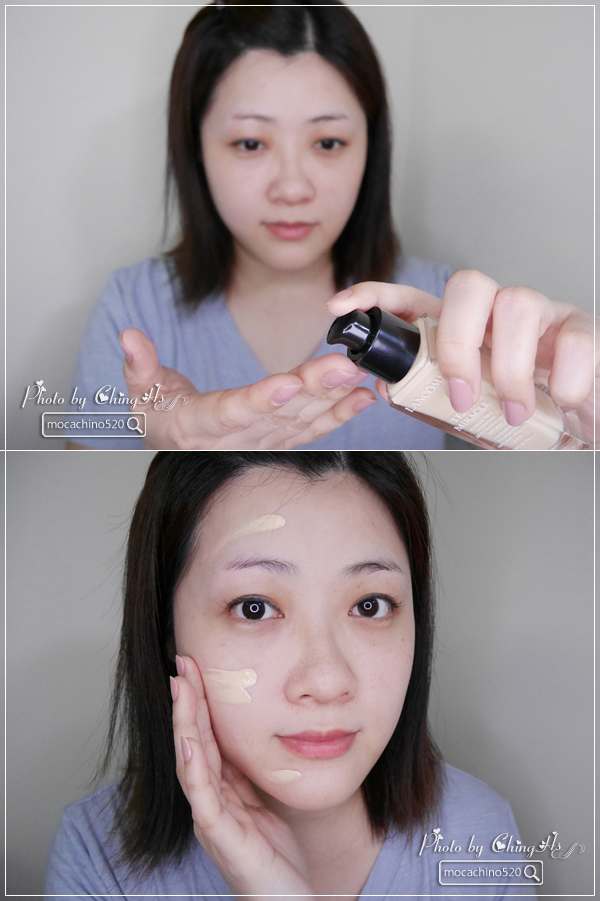 秋冬大勢底妝推薦，最輕透的保濕粉底液，LANCOME蘭蔻 水感奇蹟恆久光粉底 (9).jpg