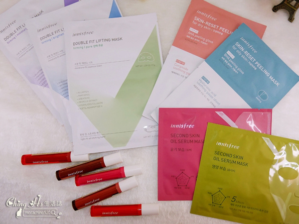新品開箱。試色報告。innisfree 超貼膚精華面膜、雙步驟角質護理面膜、小V臉緊緻雙面膜、果漾精油唇萃 (1).jpg 新品開箱。試色報告。innisfree 超貼膚精華面膜、雙步驟角質護理面膜、小V臉緊緻雙面膜、果漾精油唇萃 (1).jpg