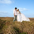 澎湖旅拍婚紗-小資省錢-自助diy婚紗照-白紗禮服+玄武岩 Pre-Wedding photo