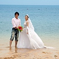 澎湖旅拍婚紗-小資省錢-自助diy婚紗照-白紗禮服+玄武岩 Pre-Wedding photo