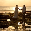 澎湖旅拍婚紗-小資省錢-自助diy婚紗照-白紗禮服+玄武岩 Pre-Wedding photo