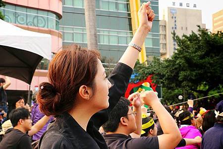 20140330凱道反服貿黑衫軍in立法院門口 中山南路場