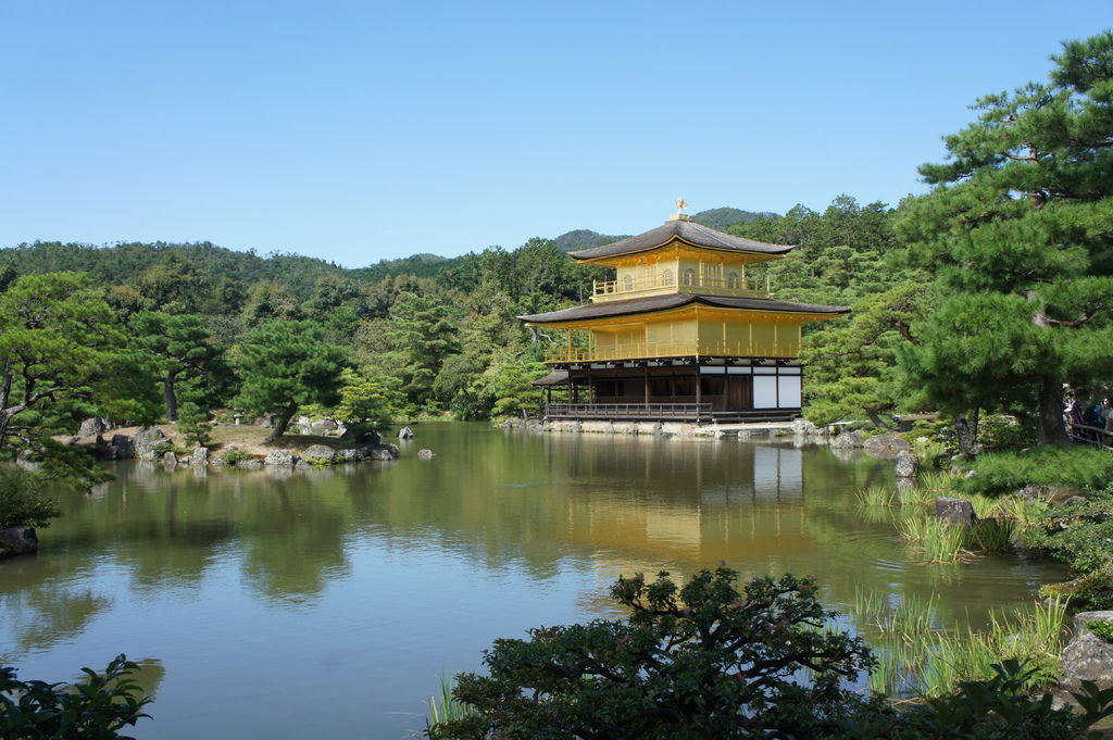 帶長輩去旅行 到京都看金閣寺