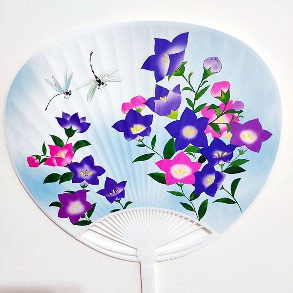 晴明神社 桔梗花季的扇子 自助旅遊的小確幸是遇到季節限定品