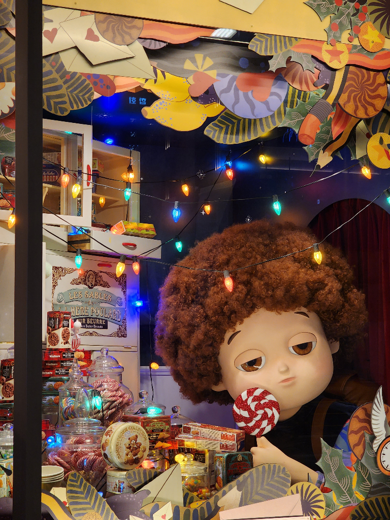 南韓自助旅行中遇見的聖誕主題櫥窗