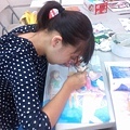 國三蕙綺用手繪畫出電繪的感覺！厲害吧！