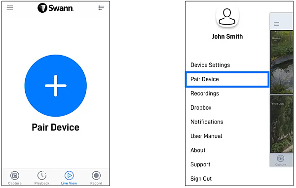 Swann SECURITY APP ( iOS )