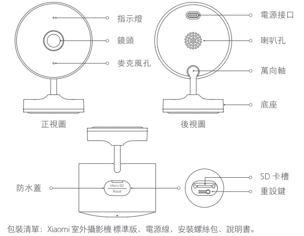 Xiaomi 小米室外攝影機 標準版