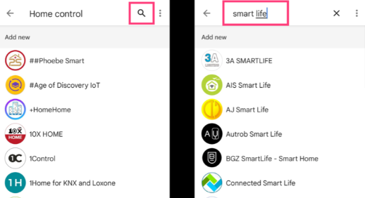 Google Home 連結塗鴉及smart life ap