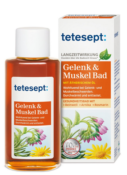 Tetesept Gelenk und Muskel Bad, 緩緩關節和肌肉 /山金車及迷迭香 125 ml