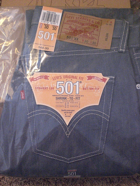 Levis 501-藍色