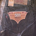 Levis 501-黑灰