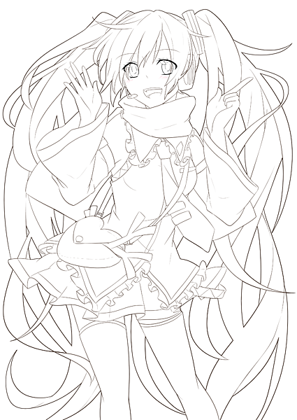 陸續更新09 03 線稿sai高清繪畫素材3600多張動漫線稿線描上色練習參考插畫原畫人體姿勢 未命名 御飯糰萌萌噠的相簿