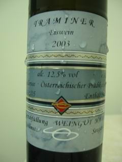 Eiswein-Traminer 2003