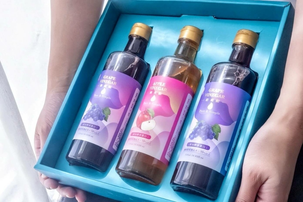 想要高质感赠礼吗？工研酢加了胶原蛋白的萃妍水果醋，酸甜美味让