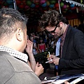 20090809-Robert and fans at the TCA-09.jpg