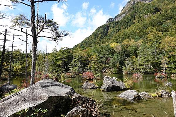 秋遊日本:上高地明神池