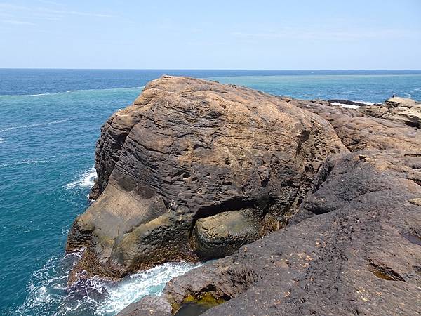 水湳洞一日遊:大野狼與小綿羊岩.趴睡狗狗岩.陰陽海.十三層遺