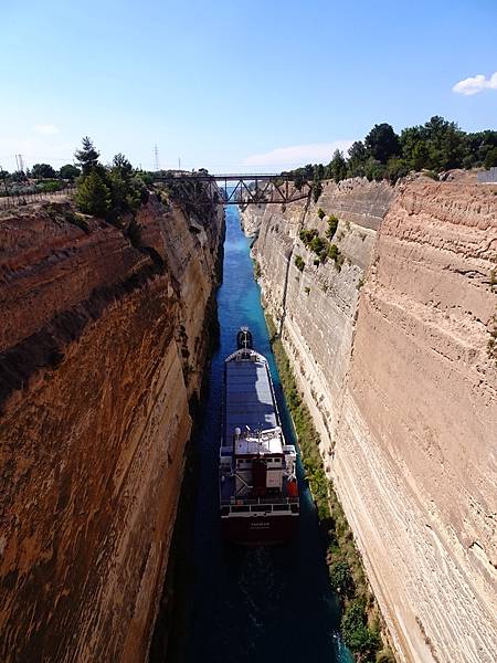 夢境勝地希臘旅遊:貫穿地峽柯林斯運河(Corinth Can