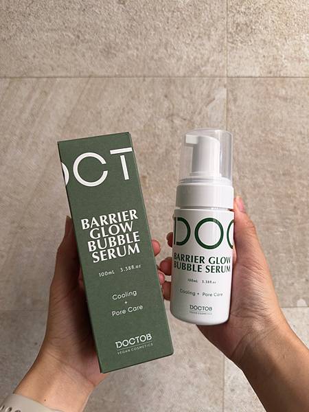 【開箱】DOCTOB 屏障光澤泡泡精華｜來自韓國的純素保養品