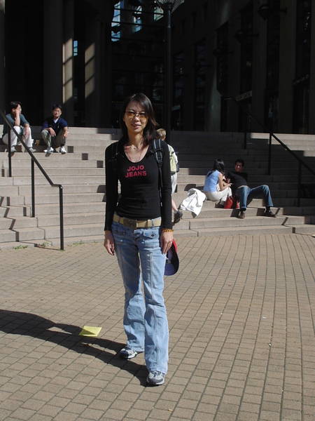 Sandy in BC Library.JPG