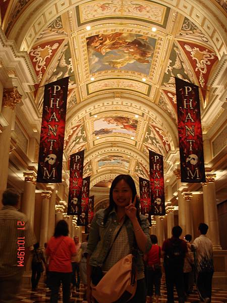 威尼斯飯店-豪華飯店..裡面很很多仿文藝復興時的壁畫