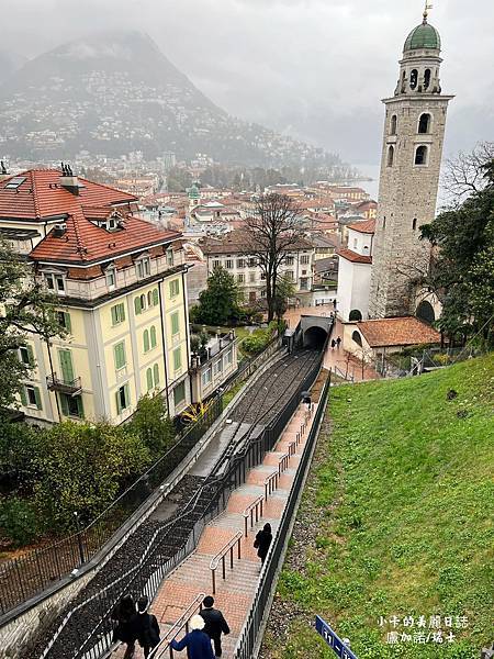 瑞士渡假聖地/盧加諾(Lugano)自由行就這樣玩/搭纜車上