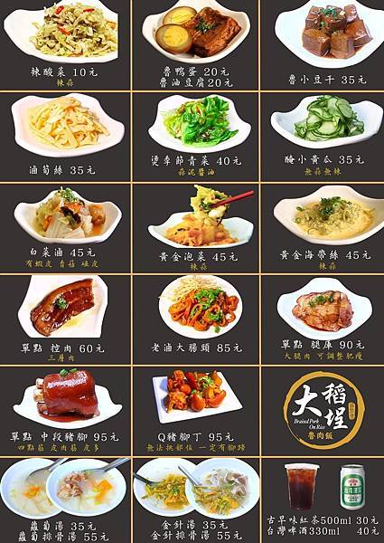 *圓環美食/建成市場【大稻埕魯肉飯】滿滿膠質的金黃魯肉醬汁,