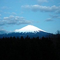 清晨五點的富士山