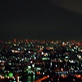 黑暗天空與燈火的交界處～有個特別亮的尖塔～那就是東京鐵塔啦～