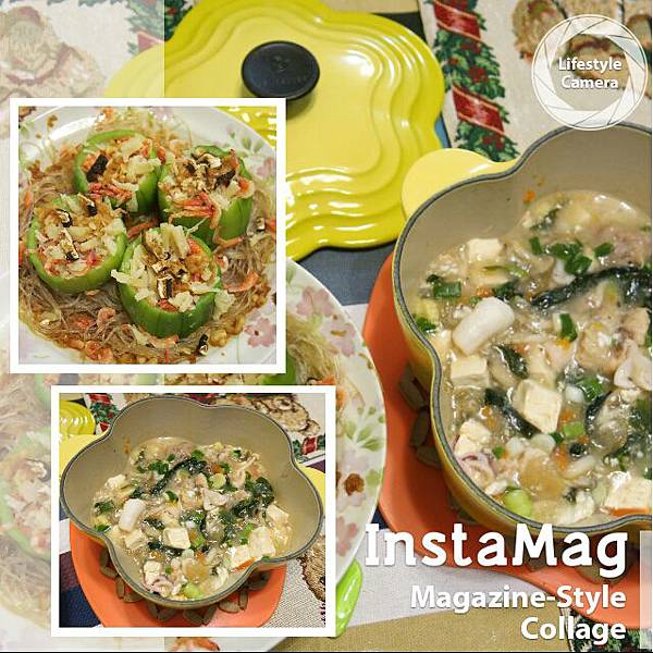 20150808海鮮什錦羹&金銀蒜櫻花蝦蒸絲瓜1