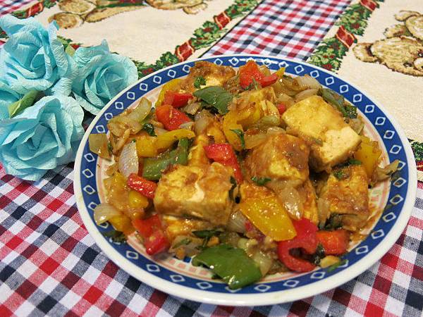 20150826醬燒彩椒豆腐 20150826醬燒彩椒豆腐