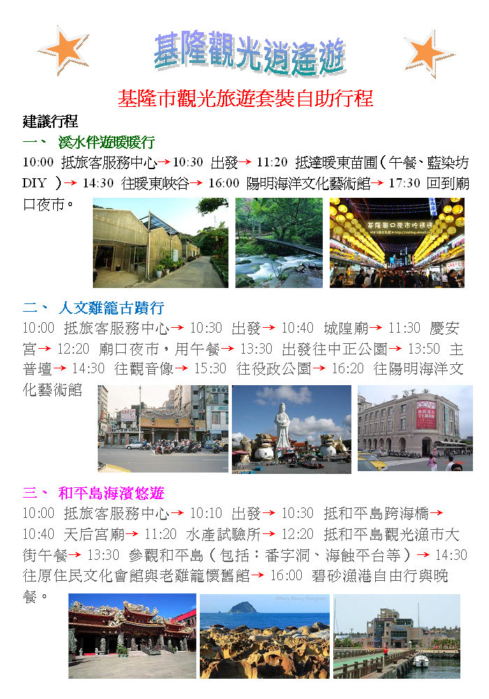 基隆市觀光逍遙遊照片