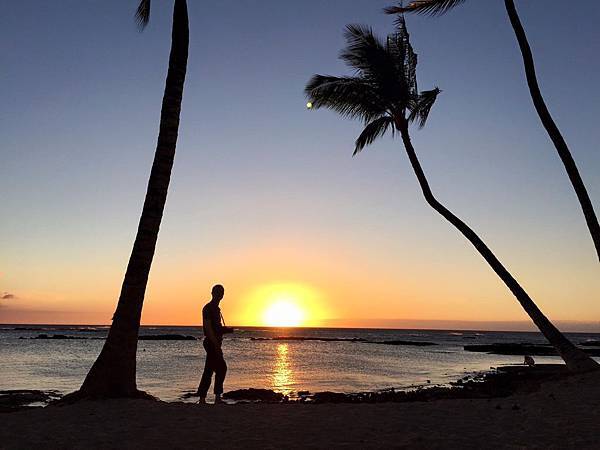 sunset big island