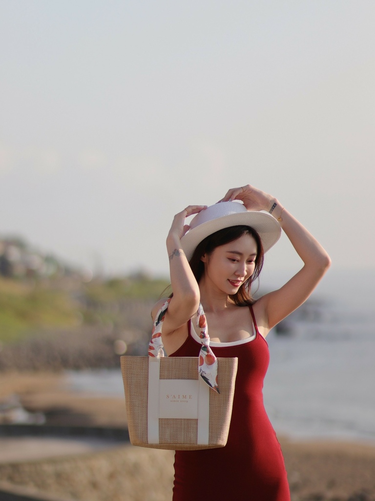 東京企劃包包 草編包 夏日包包 海邊包包 旅遊包包 約會包包 帆布包包_220731_28