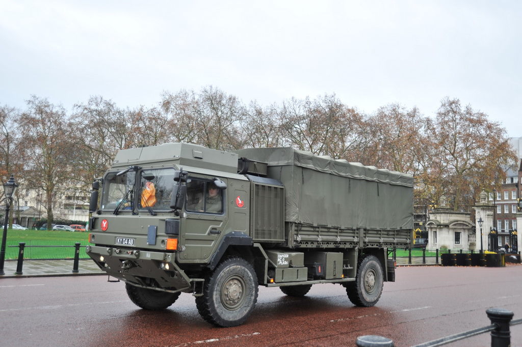 倫敦-白金漢宮-Buckingham Palace-軍卡