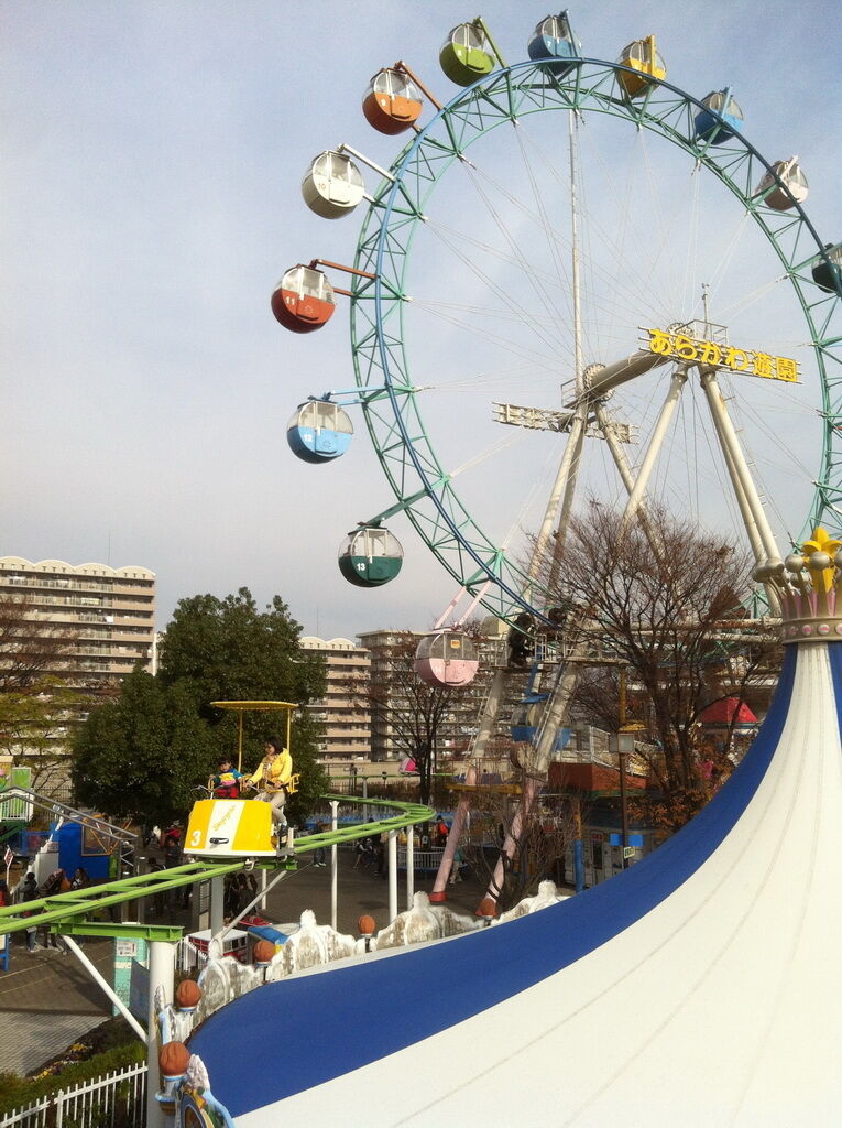 日本-自由行-東京-荒川遊園-空中腳踏車及摩天輪