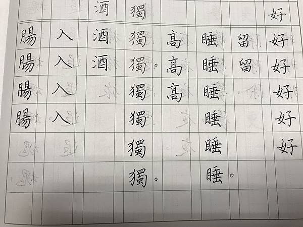 硬筆書法-單字練習-蘇幕遮-范仲淹-12